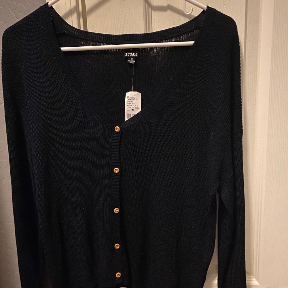 Navy blue sweater